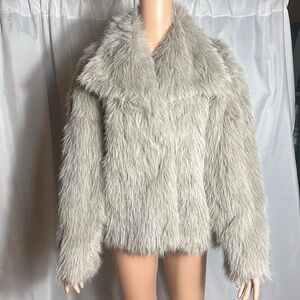 Faux Fur Shaggy Retro Y2K Coat